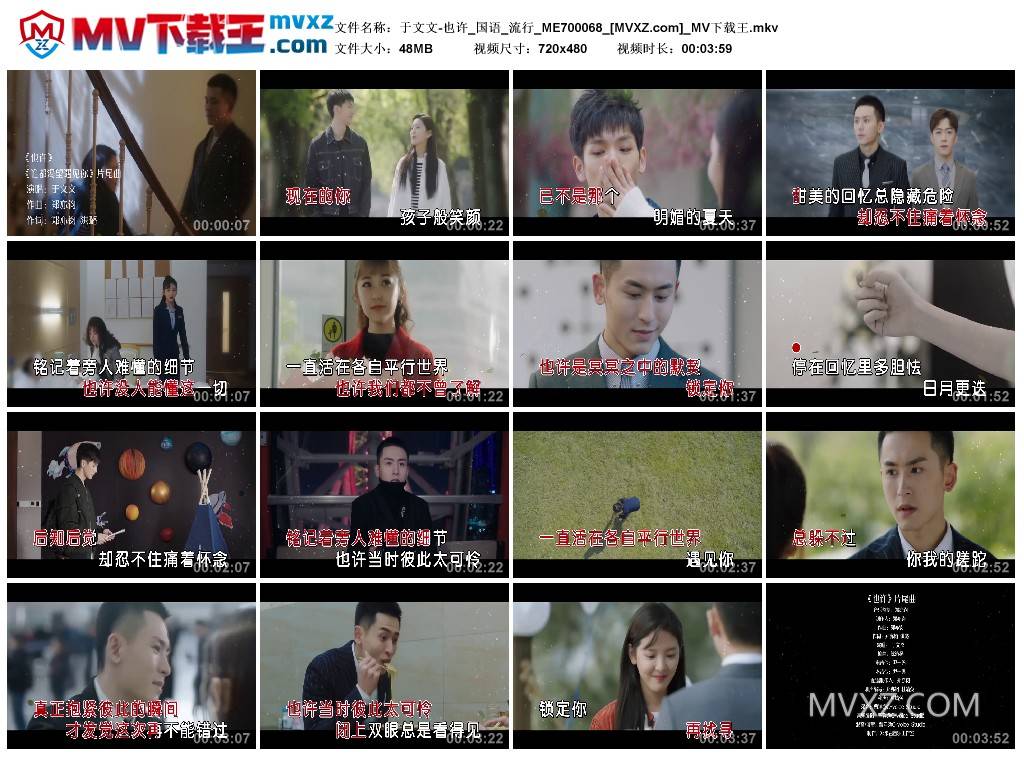 于文文-也许_国语_流行_ME700068